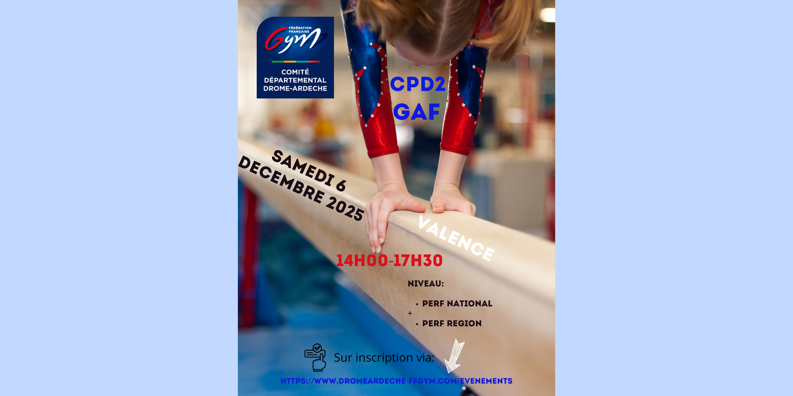 CPD2 GAF 6 décembre 2025 à Valence