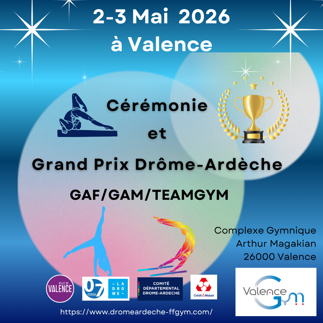 Grand Prix Drôme-Ardèche GAF/GAM/TEAMGYM