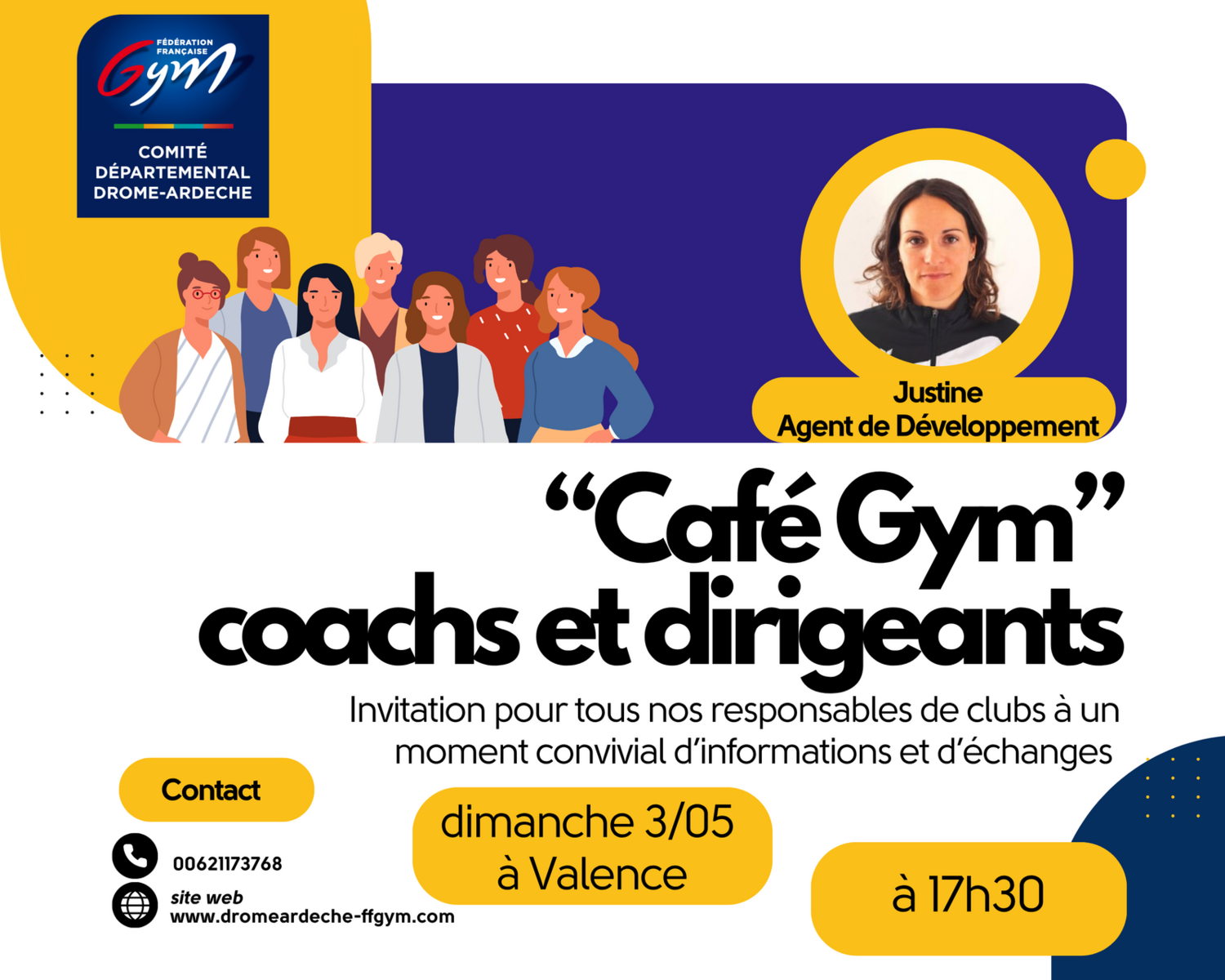 "Café gyms" pour nos coachs et dirigeants