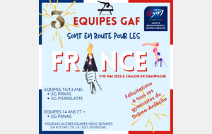 3 QUALIF FRANCE EQUIPES FED A GAF
