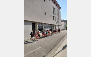 En route pour le gymnase