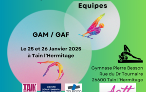 Championnat Départemental Equipes GAF/GAM à l'AGTT