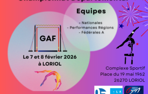 Compétition Départementale GAF Equipes