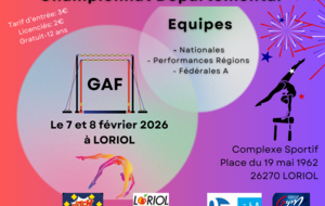 Compétition Départementale GAF Equipes
