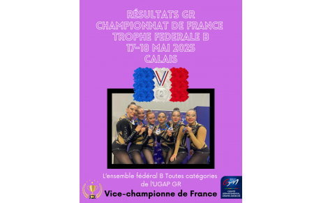 VICE CHAMPIONNE DE FRANCE UGAP GR