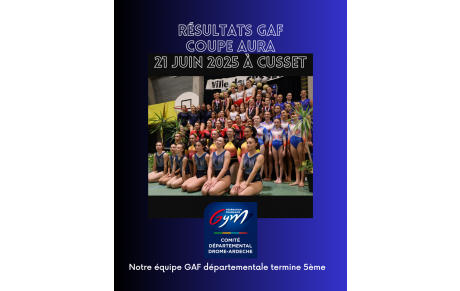 5ème COUPE AURA GAF