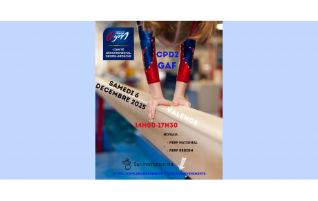 CPD2 GAF 6 décembre 2025 à Valence